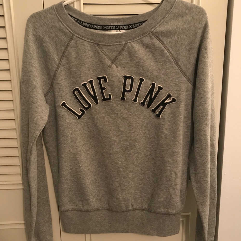 VICTORIAS SECRET PINK CREWNECK SWEATSHIRT